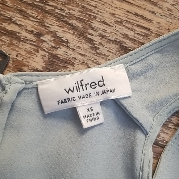 Wilfred Sevres blouse muted green tank top small - Picture 3 of 6